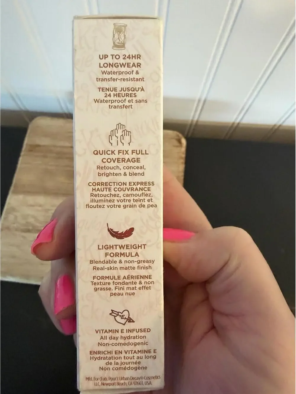 Urban Decay Quickie 24HR Waterproof Full Coverage Concealer 50WO NEW SEALED